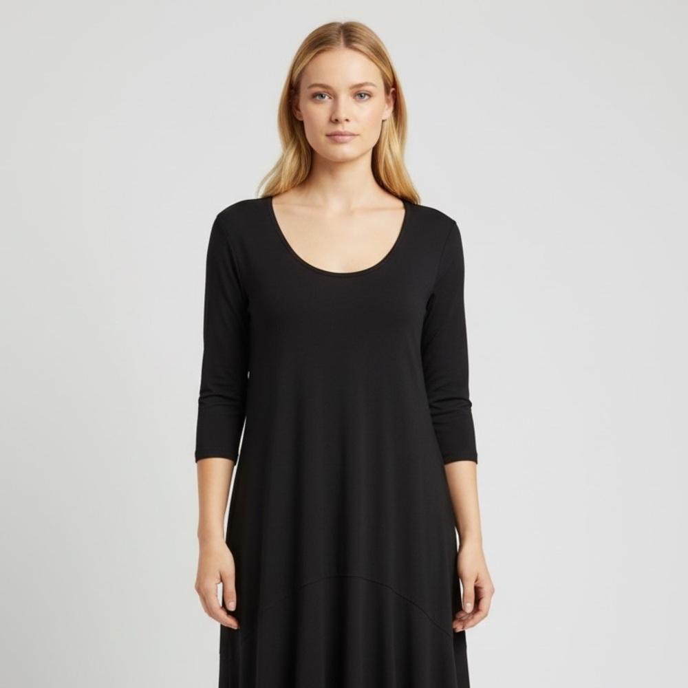 CLARA SUNWOO Black Dress size small lagenlook